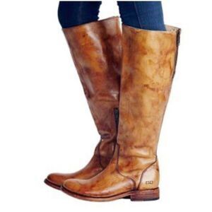 Bed Stu Brown Over the Knee Leather Boots